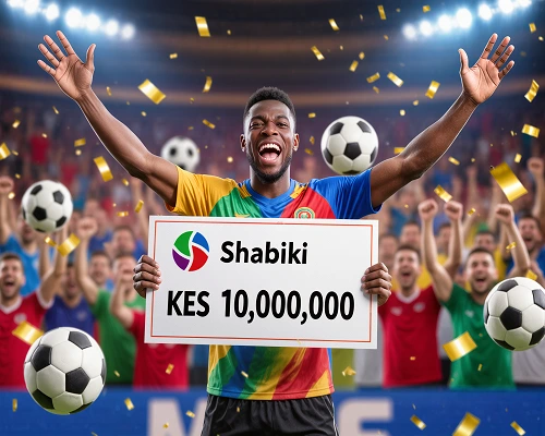 A person celebrating winning the jackpot with confetti